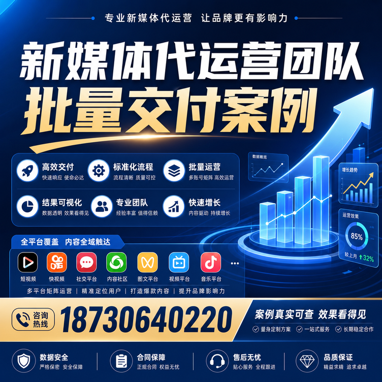 五指山代运营公司多客户账号批量高效交付案例